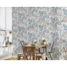 Architects Paper|Papier peint floral vert et turquoise effet aquarelle|Papier Peint