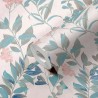 Architects Paper|Papel pintado floral verde y turquesa efecto acuarela|Papel Pintado