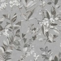 Architects Paper|Papier peint gris branches et feuilles effet aquarelle|Papier Peint