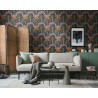 Architects Paper|Art Deco floral wallpaper in black|Art Deco