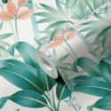 Architects Paper|Art Deco floral wallpaper in green and white|Wallpaper