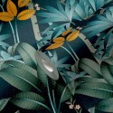 Architects Paper|Blumentapete Art Déco grün|Art Deco