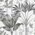 Architects Paper|Papier peint floral Art Déco gris|Papier Peint