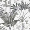 Architects Paper|Art Deco floral wallpaper in grey|Wallpaper