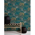 Architects Paper|Plain green wallpaper with jungle trees|Wallpaper