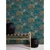 Architects Paper|Papier peint uni vert avec arbres tropicaux|Papier Peint