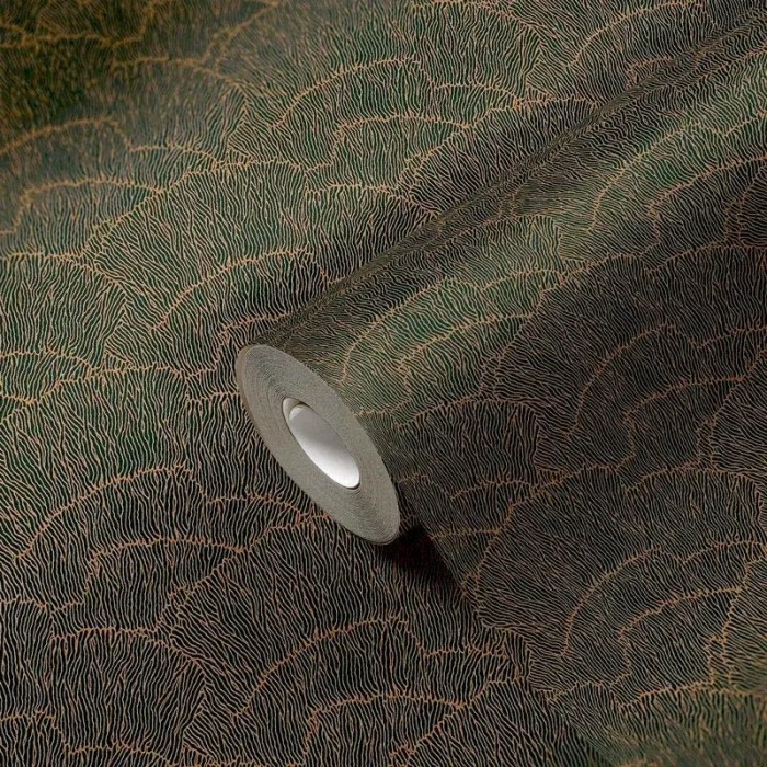 Architects Paper|Papier peint forêt abstraite vert et doré|Papier Peint