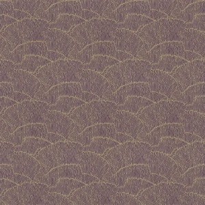 Elitis|High-end wallpaper with orange stripes, textile effect|Wallpaper