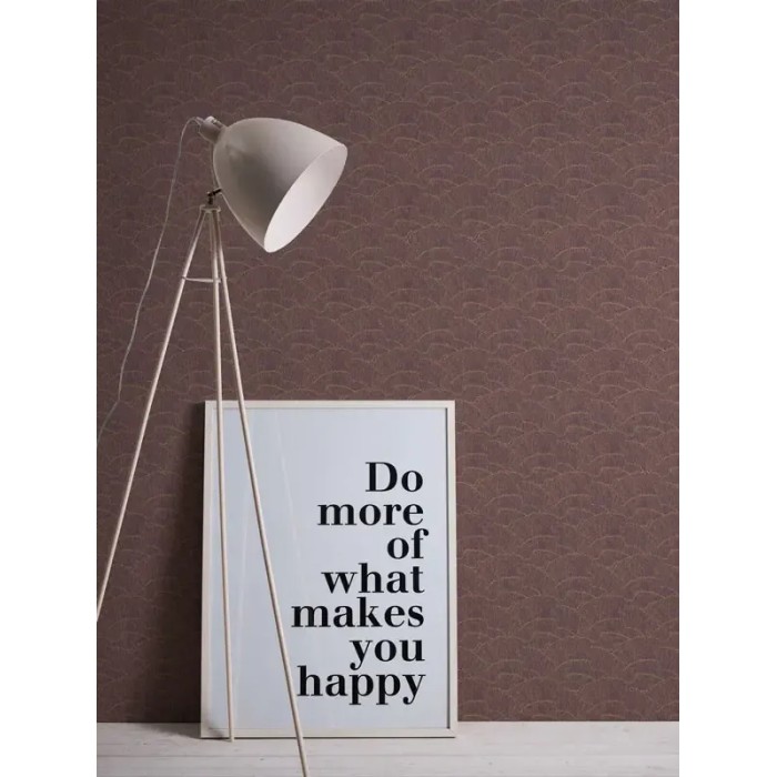 Architects Paper|Abstrakte Waldtapete in Rot und Gold metallic|Zeitgenössisch