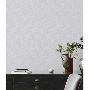 Grandeco|Papel pintado estampado hojas minimalista verde|Minimalista 2