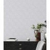 Architects Paper|Abstrakte Waldtapete weiß und silber|Minimalistisch
