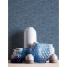 Architects Paper|Papier peint forêt abstraite bleu et argent|Minimaliste