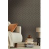 Architects Paper|Moderne Tapete in Schwarz und Gold mit verschlungenen Formen|Art Deco