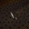 Architects Paper|Modern wallpaper in black and gold with interlaced shapes|Art Deco