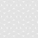 Architects Paper|Weiße und silberne Tapete mit ineinander verschlungenen Formen|Art Deco
