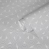 Architects Paper|White and silver wallpaper with interlaced patterns|Art Deco