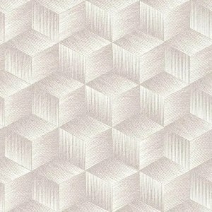 As Creation|Unifarbene Tapete cremeweiß mit beigen Tupfen|Tapeten