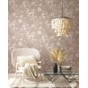 As Creation|Tapete rustikale Wildblumen in Braun und Rosa|Tapeten