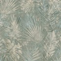 As Creation|Papier Peint plantes sauvages style floral turquoise|Papier Peint