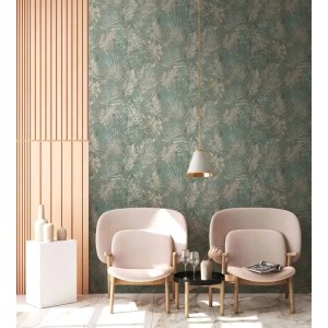 Papeldecor|Papier Peint demi-cercles blanc argenté|Papier Peint 2