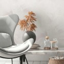 As Creation|Papier Peint feuilles grandes floral moderne gris clair|Papier Peint
