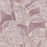 Papel pintado hojas grandes floral rosa - As Creation Natural Living 386634