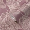 Papel pintado hojas grandes floral rosa - As Creation Natural Living 386634