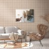 As Creation|Wallpaper timeless brown squares|Checkered
