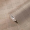 As Creation|Wallpaper timeless brown squares|Checkered