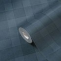 As Creation|Wallpaper timeless style blue checks|Checkered