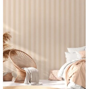 As Creation|Papier Peint rayures bicolores gris clair et blanc|Rayures 2