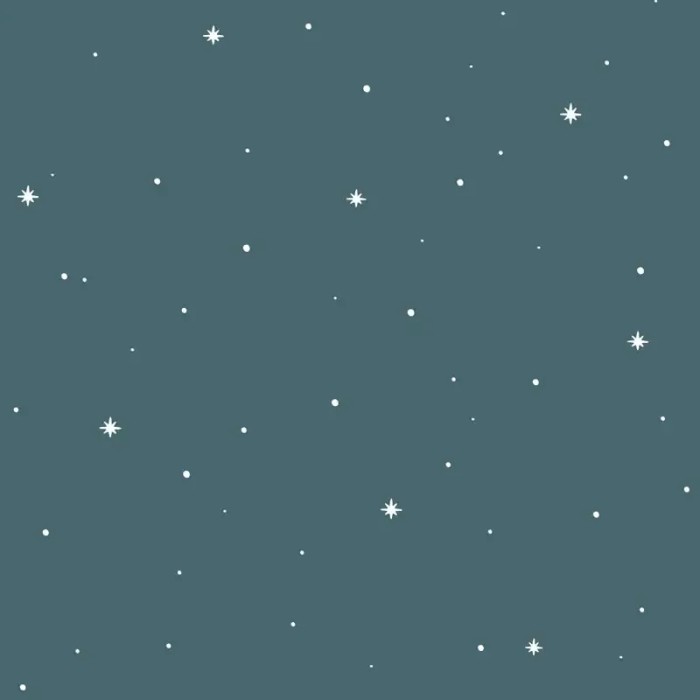 Caselio|Papel pintado infantil cielo estrellado azul|Infantil