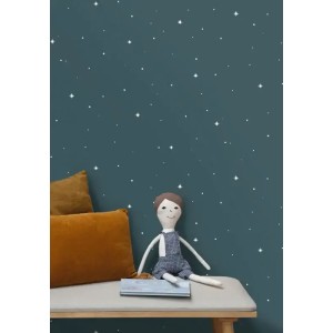 As Creation|Wallpaper children's stars and animals with white background|Children's 2