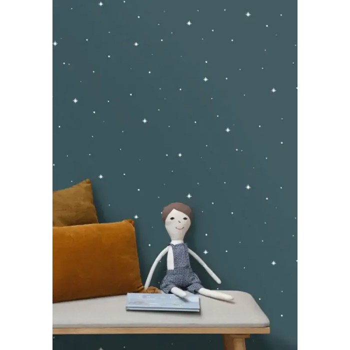 Caselio|Kids wallpaper starry sky in blue|Children's