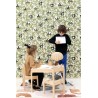 Caselio|Papier peint enfant pandas blancs|Enfants