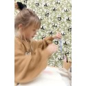 Caselio|Papel pintado infantil osos panda blanco|Infantil