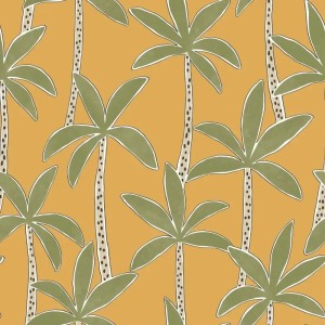 Cristiana Masi|Wallpaper children's wallpaper foxes natural beige background|Children's