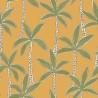 Caselio|Papel pintado infantil palmeras exóticas verde menta|Infantil