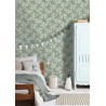 Caselio|Kids wallpaper exotic palms white and green|Children's