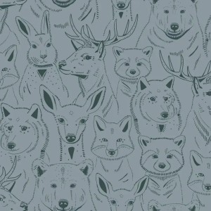 Rasch|Wallpaper kids balloons and animals cheerful white|Children's