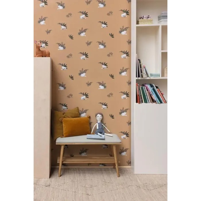 Caselio|Kids wallpaper foxes brown|Children's