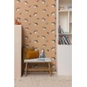 Caselio|Papier peint enfant renards bruns|Enfants