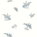 Caselio|Kids wallpaper foxes white and blue gray|Children's