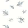Caselio|Kids wallpaper foxes white and blue gray|Children's