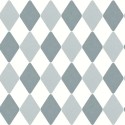 Caselio|Kindertapete Harlekin-Rauten in Blaugrau|Kindertapete