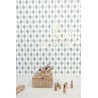 Caselio|Kids wallpaper harlequin diamonds in blue grey|Children's