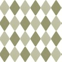 Caselio|Kids wallpaper harlequin diamonds in khaki green|Youth Style