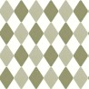 Caselio|Kids wallpaper harlequin diamonds in khaki green|Youth Style