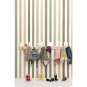 Caselio|Tapete khakigrüne Kinderstreifen|Jugend