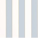 Caselio|Blue striped wallpaper with gold outline|Stripes